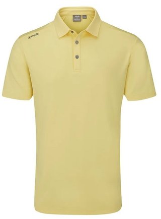 PING Lindum męskie polo, lemon