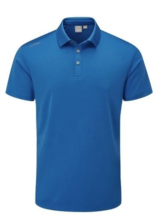 PING Lindum męskie polo, niebieskie