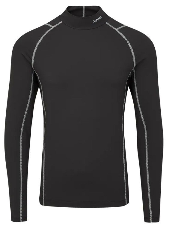 Ping Butler męski t-shirt funkcjonalny, czarny