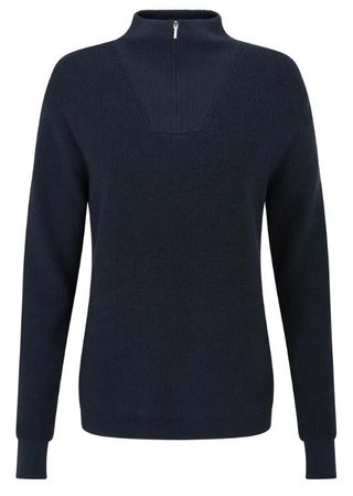 Ping Kaylah Half Zip Lined damski sweter, granatowy