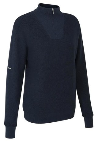 Ping Kaylah Half Zip Lined damski sweter, granatowy