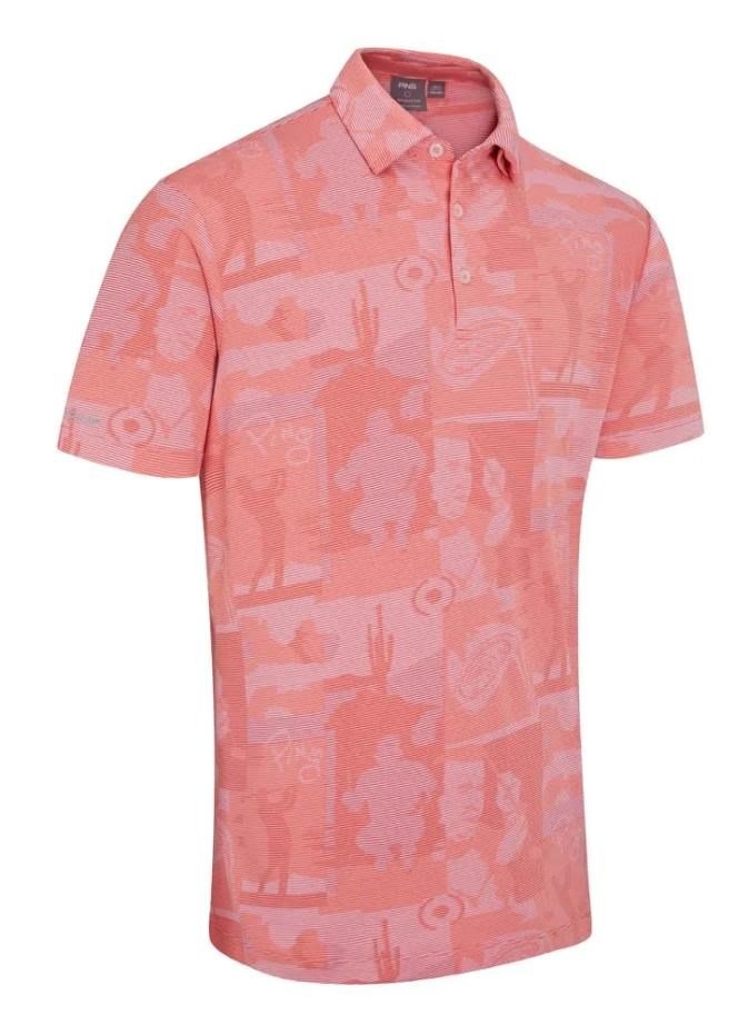 PING Legacy męskie polo, multi dubarry