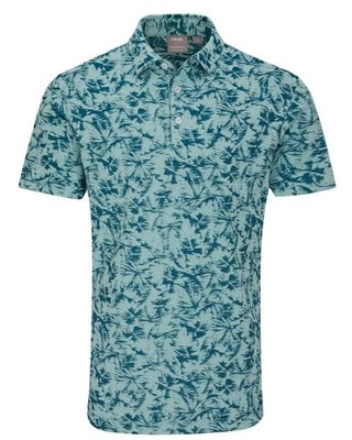 PING Diego męskie polo, misty green multi