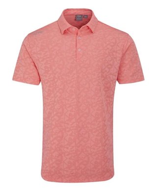 PING Geo Camo męskie polo, desert flower