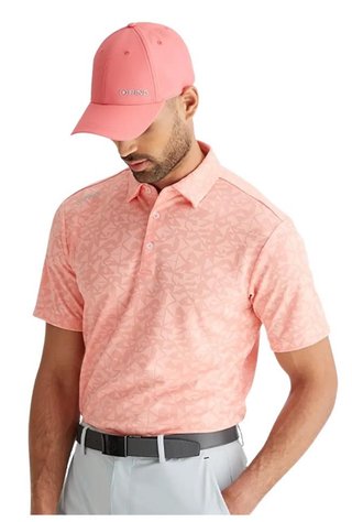 PING Geo Camo męskie polo, desert flower