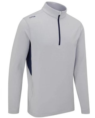 Ping Rhodri Half Zip Fleece męska bluza, szaro/granatowa