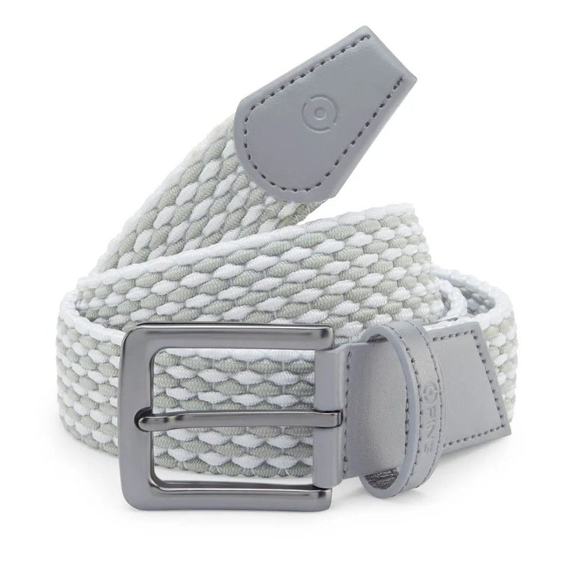 Ping Stretch Webbing pasek męski, szaro/biały
