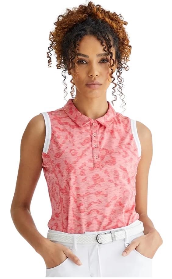 Ping Colleen damskie polo sleeveless, sweet pea