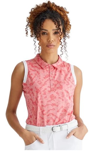 Ping Colleen damskie polo sleeveless, sweet pea