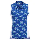 Ping Colleen damskie polo sleeveless, vibrant bloom/białe