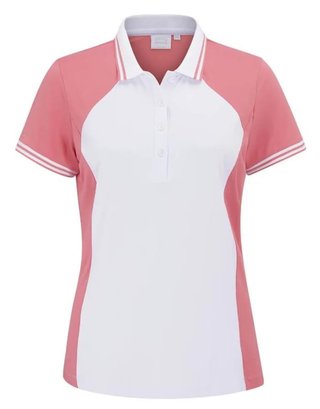 Ping Ali damskie polo, sweet pea/white