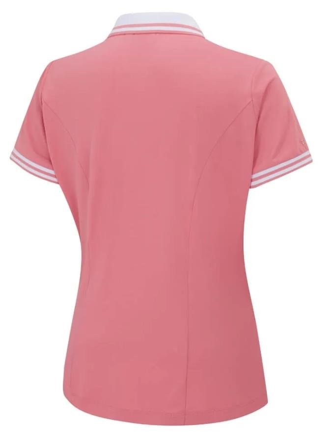 Ping Ali damskie polo, sweet pea/white