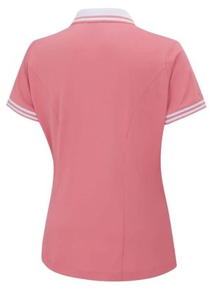 Ping Ali damskie polo, sweet pea/white