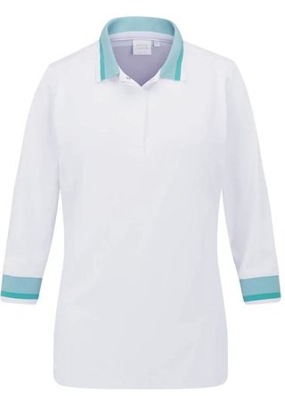 Ping Lindsey damskie polo, biało/niebieskie