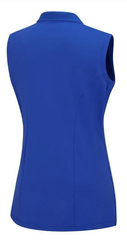 Ping Solene sleeveless damskie polo bez rękawów, granatowe