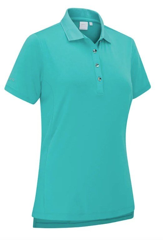 PING Sedona damskie polo, bright aqua