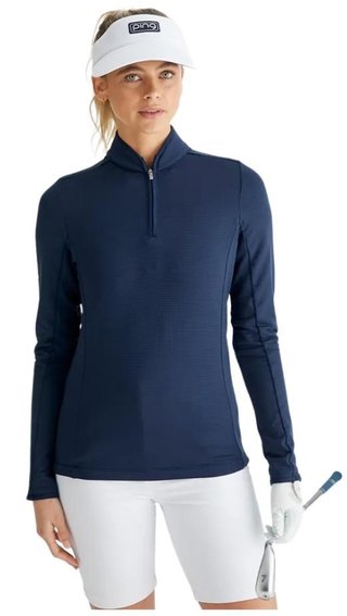 Ping Abigale Performance Fleece damska bluza, granatowa