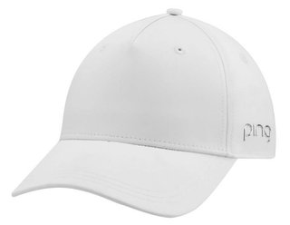 Ping Cresting damska czapka z daszkiem, biała