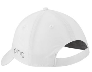 Ping Cresting damska czapka z daszkiem, biała