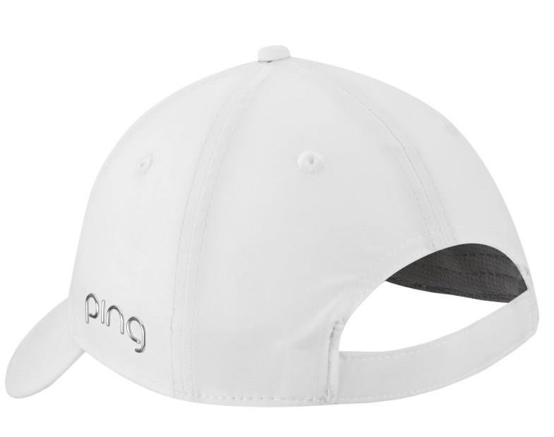 Ping Cresting damska czapka z daszkiem, biała