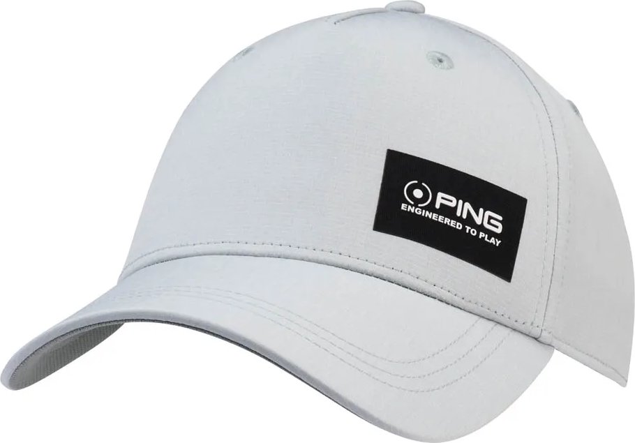 PING Koa męska czapka z daszkiem, pearl grey marl