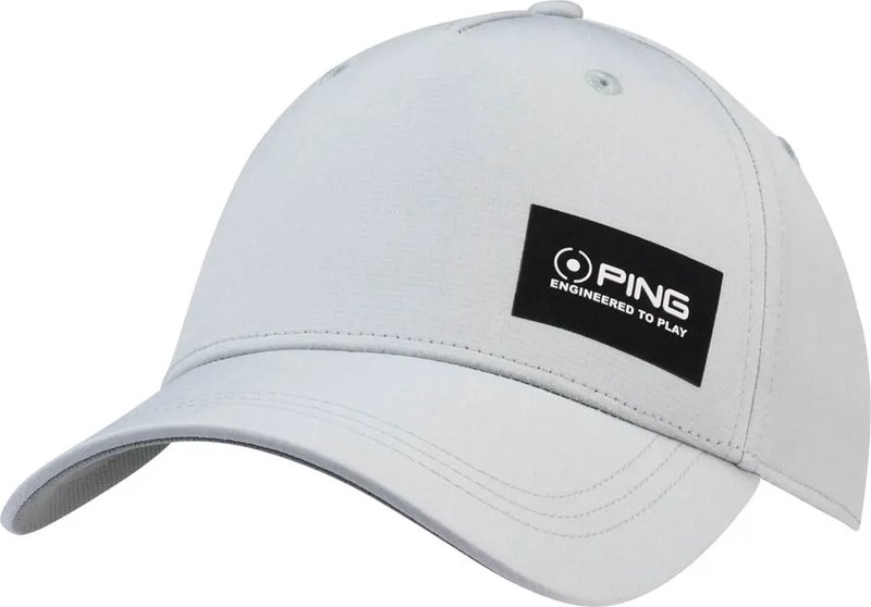 PING Koa męska czapka z daszkiem, pearl grey marl
