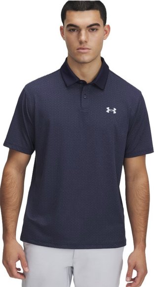 Under Armour T2G Printed męskie polo, granatowe