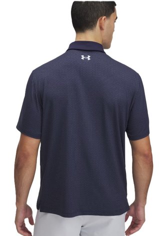 Under Armour T2G Printed męskie polo, granatowe