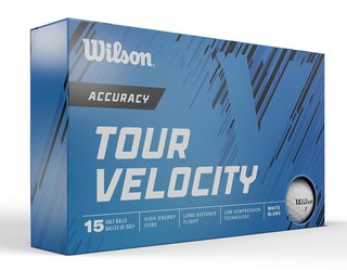 Wilson Tour Velocity Accuracy piłki golfowe, 15szt.