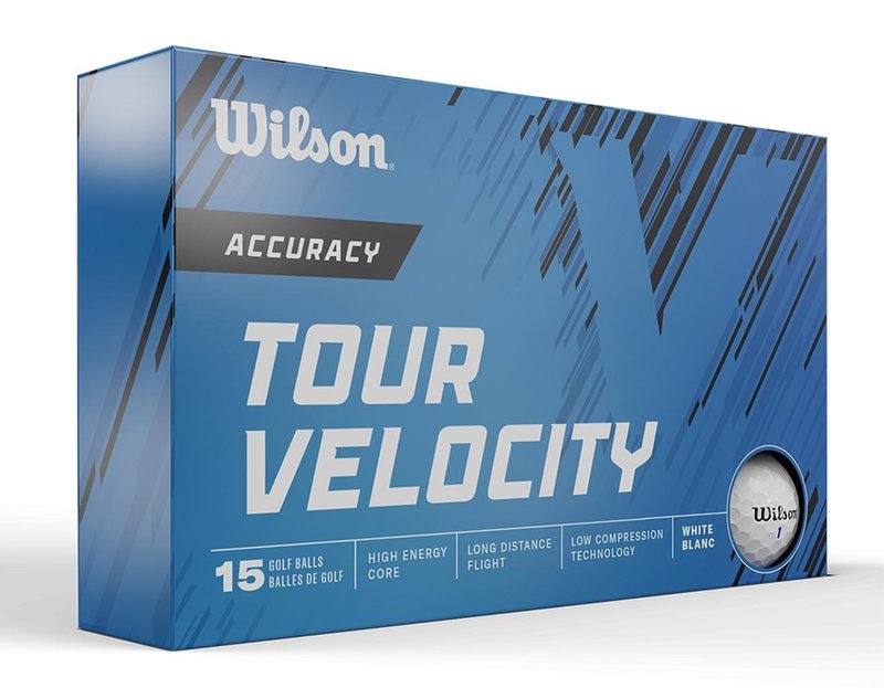 Wilson Tour Velocity Accuracy piłki golfowe, 15szt.