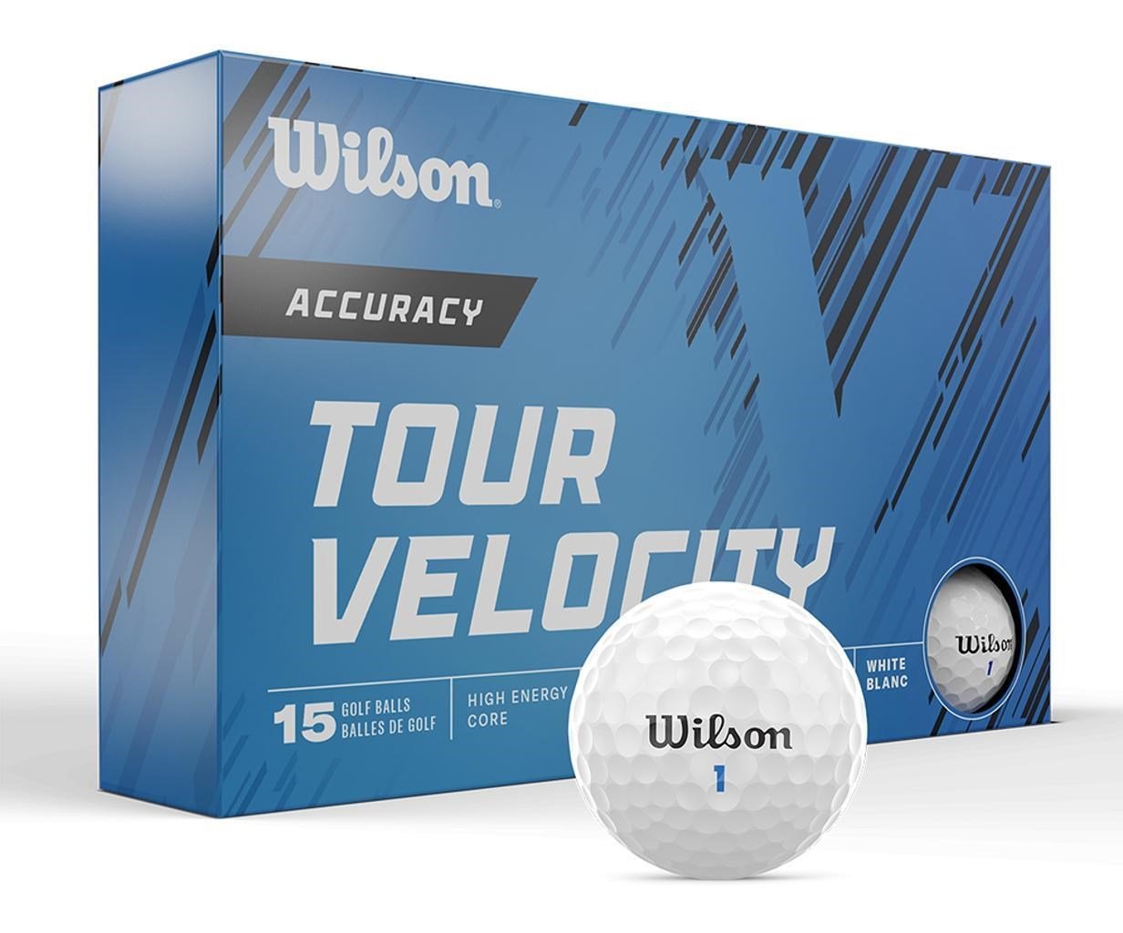 Wilson Tour Velocity Accuracy piłki golfowe, 15szt.