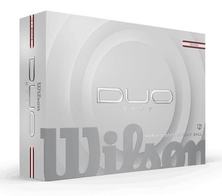 Wilson Duo Soft TRK360 piłki golfowe, biało/czerwone