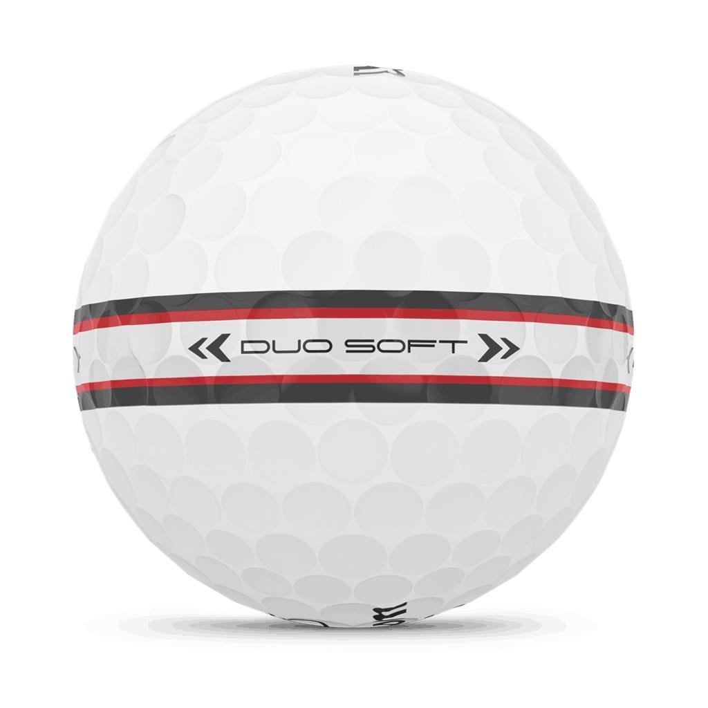 Wilson Duo Soft TRK360 piłki golfowe, biało/czerwone