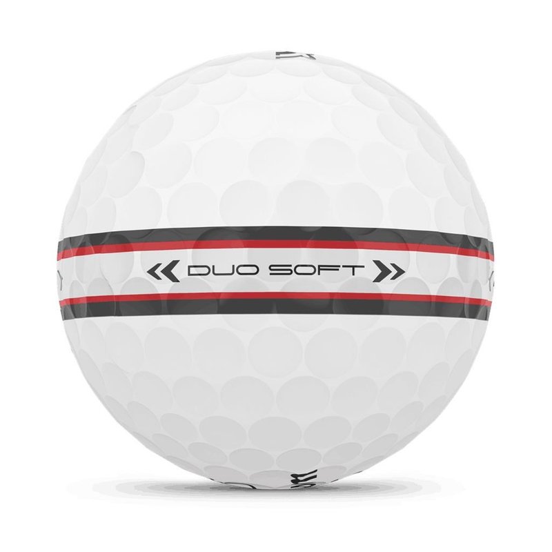Wilson Duo Soft TRK360 piłki golfowe, biało/czerwone