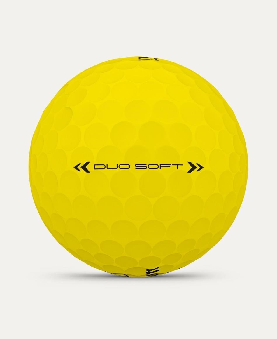 Wilson Duo Soft piłki golfowe, żółte