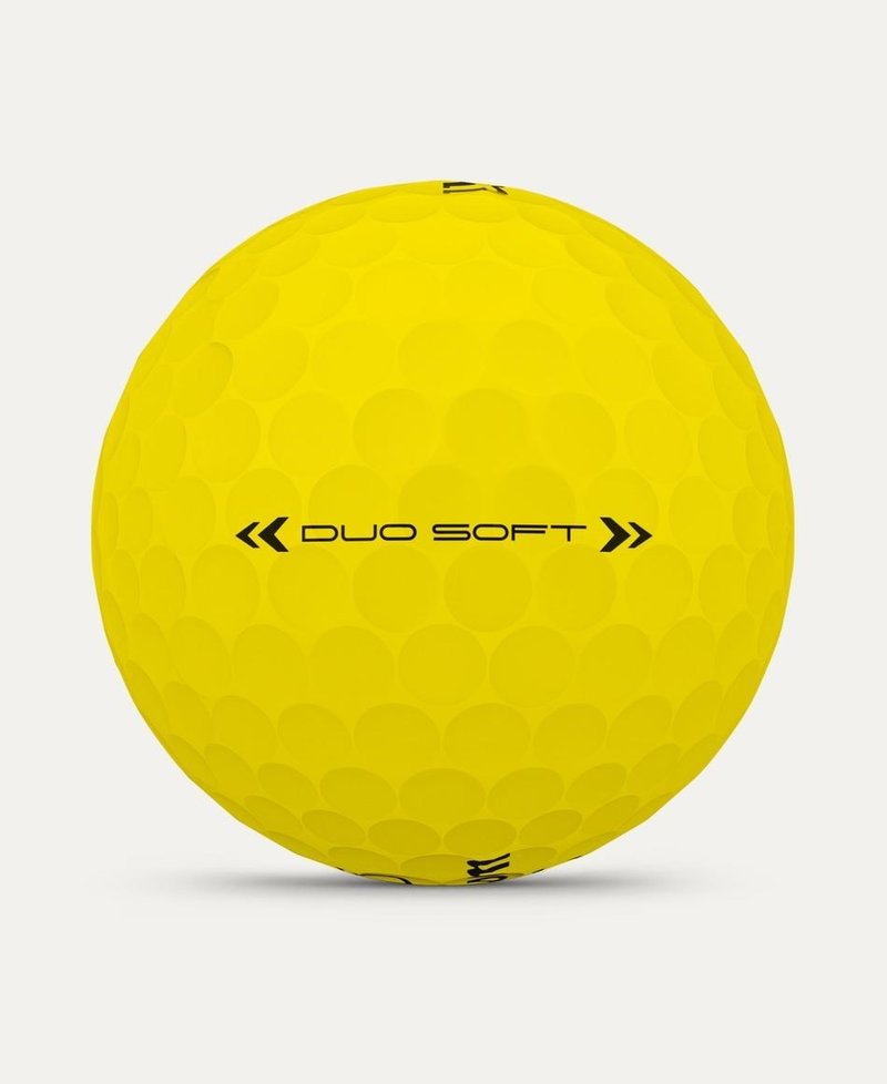 Wilson Duo Soft piłki golfowe, żółte