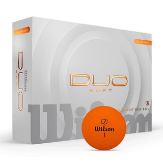 Wilson Duo Soft piłki golfowe, pomarańczowe