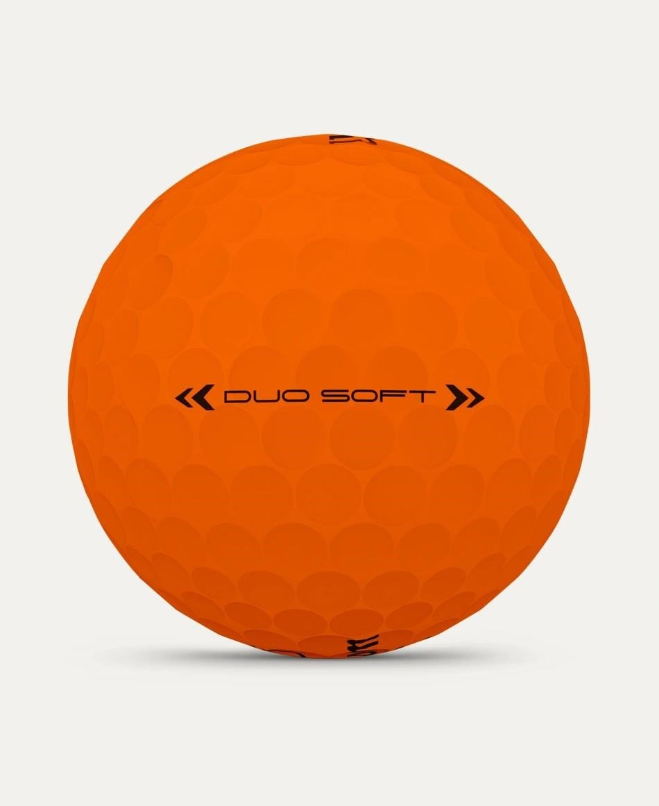 Wilson Duo Soft piłki golfowe, pomarańczowe