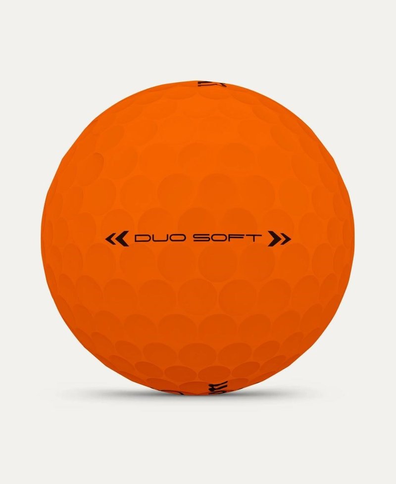 Wilson Duo Soft piłki golfowe, pomarańczowe