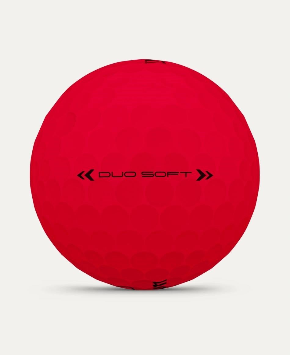 Wilson Duo Soft piłki golfowe, czerwone