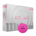 Wilson Duo Soft piłki golfowe, różowe