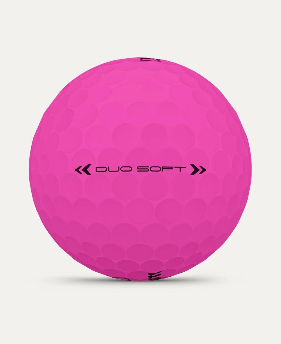 Wilson Duo Soft piłki golfowe, różowe