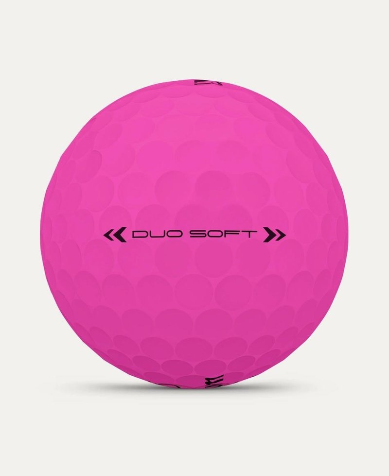 Wilson Duo Soft piłki golfowe, różowe
