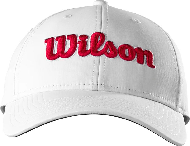 Wilson Tour czapka z daszkiem, biało/czerwona