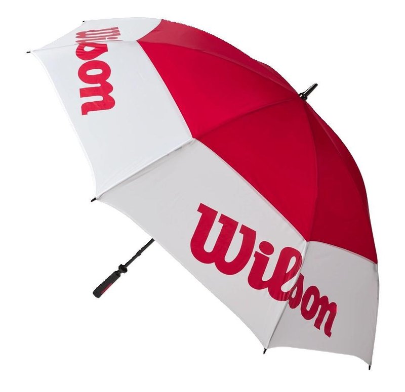 Wilson Tour parasol 68", biało/czerwony