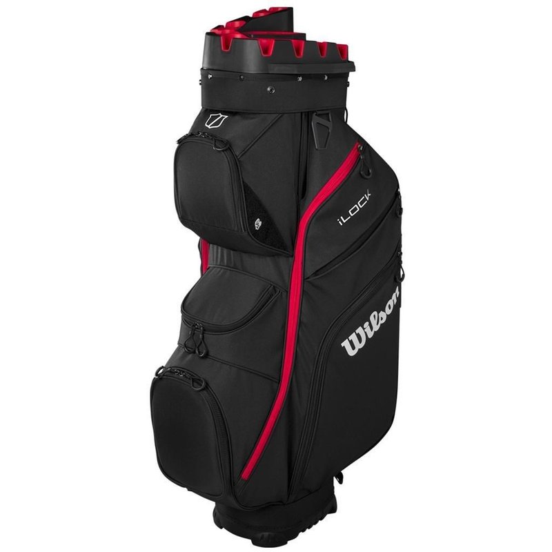 Wilson iLock cart bag, czarno/czerwony