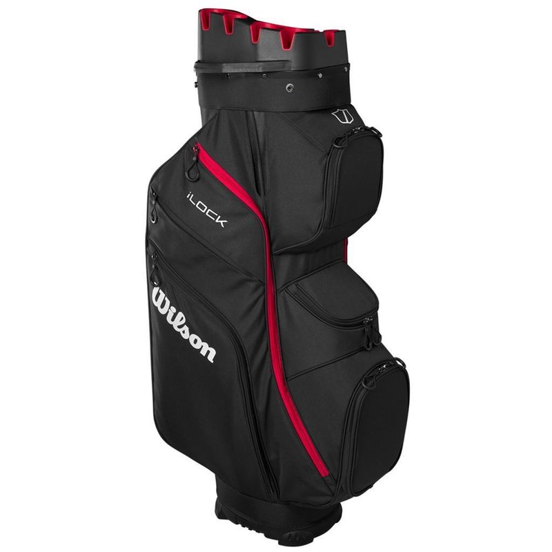 Wilson iLock cart bag, czarno/czerwony