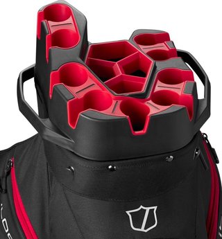Wilson iLock cart bag, czarno/czerwony