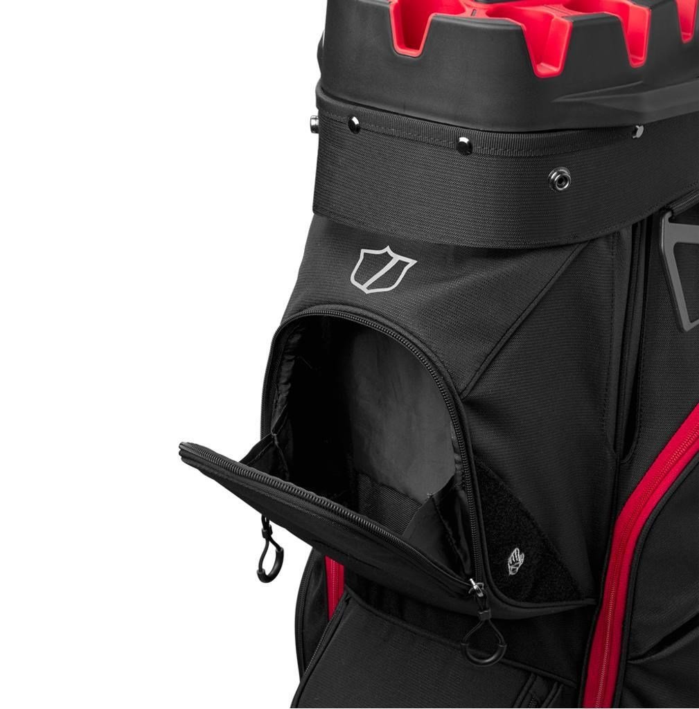 Wilson iLock cart bag, czarno/czerwony