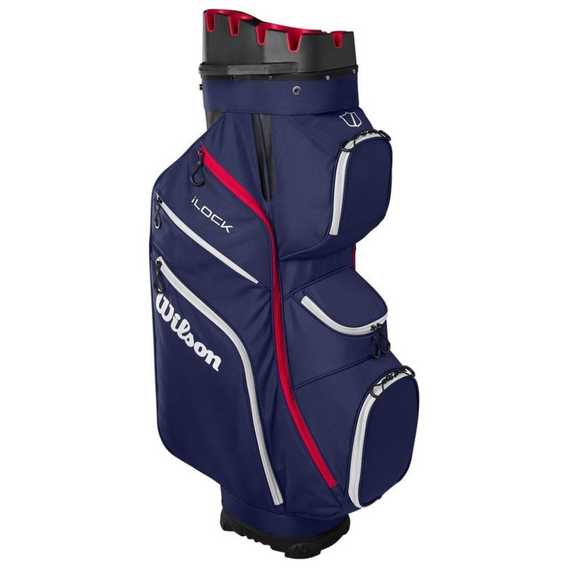 Wilson iLock cart bag, granatowo/biało/czerwony